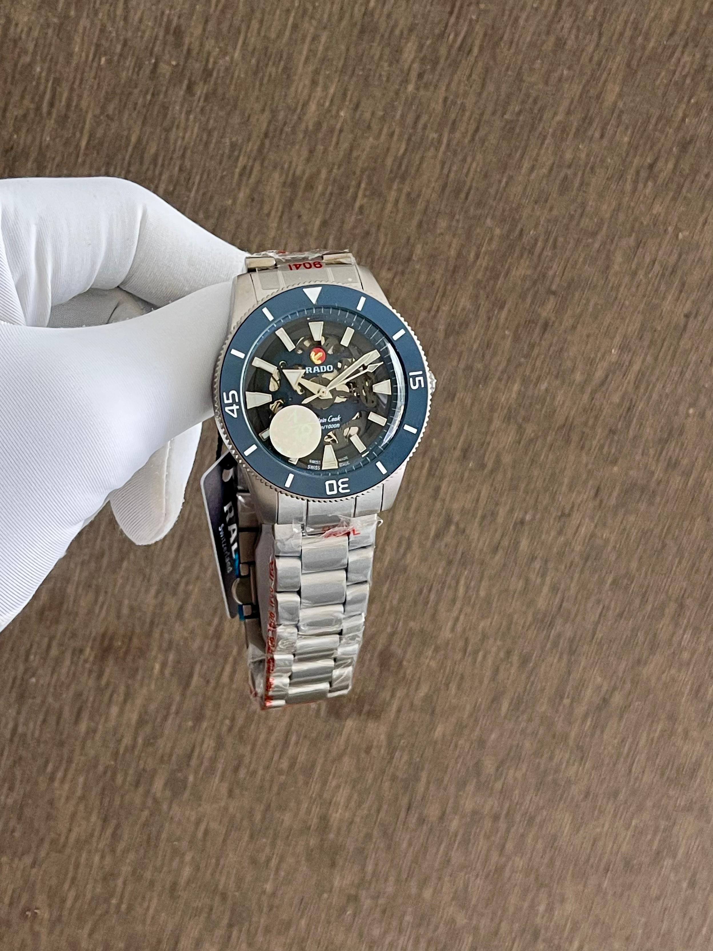 Rado Captain Cook Skeleton Stainless Steel Luxury Watch