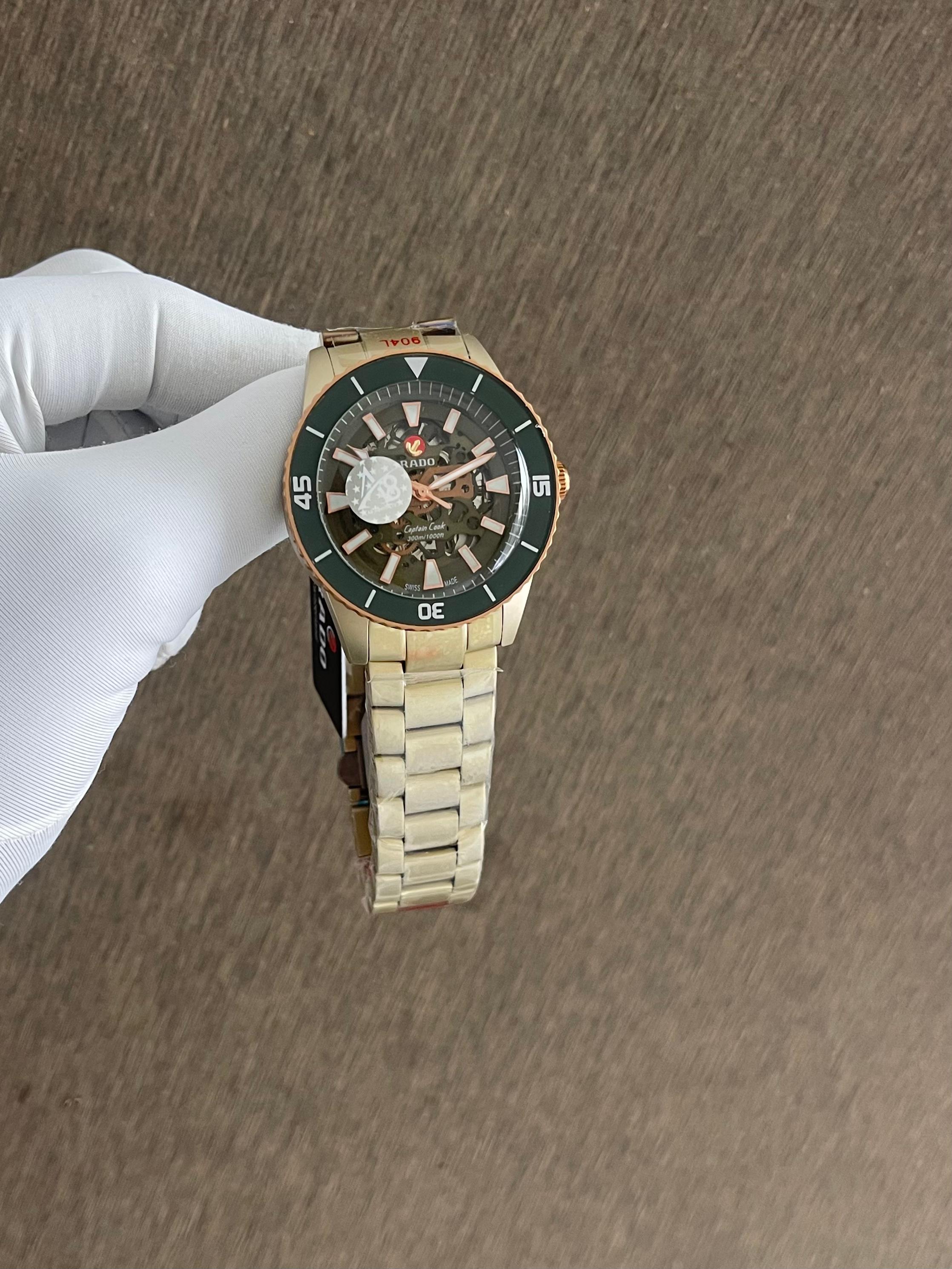 Rado Captain Cook Skeleton Stainless Steel Luxury Watch